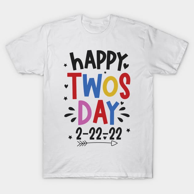 Happy Twosday T-Shirt by SrboShop